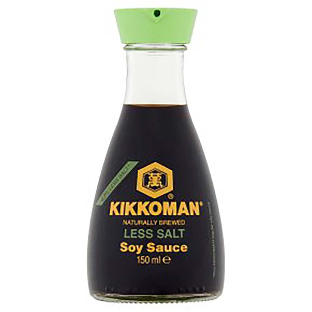 Kikkoman Less Salt Soy Sauce 150ml Asian Dukan
