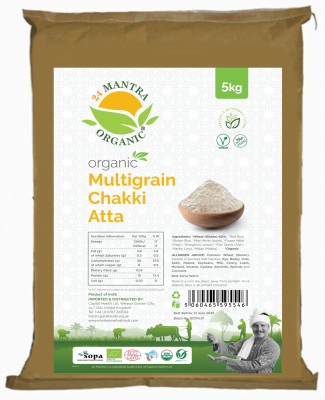 24 Mantra Organic Whole Wheat Atta 5kg