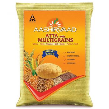 Aashirwad Atta Wth Multigrians 5kg 