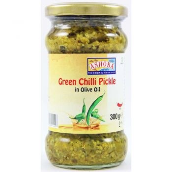 Ashoka Green Chili Pickle In Olive Oil 300g