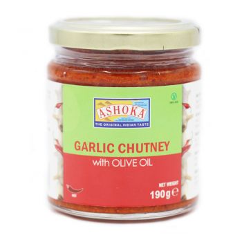 Ashoka Garlic Chutney With Olive Oil 190g