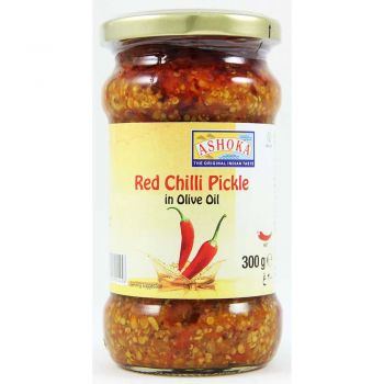Ashoka Red Chilli Pickle In Olive Oil 300g 