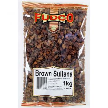 Fudco Brown Sultana 250g & 1kg Packs