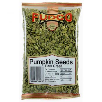 Fudco Dark Green Pumpkin Seeds 250g & 500g packs