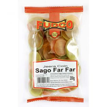 Fudco Jeera Coin Sago Far Far 200g