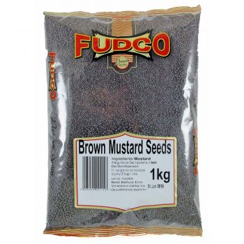 Fudco Brown Mustard Seeds 400g & 1kg packs