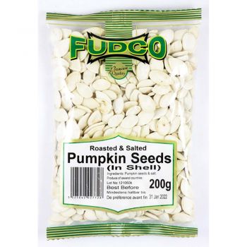 Fudco Roasted & Salted Pumpkin Seeds (In Shell) 200g