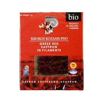 Greek Organic Red Saffron 1gm
