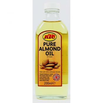 KTC Pure Almond Oil 200ml, 300ml, 500ml  & 750ml Bottles