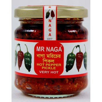 Mr Naga Hot Pepper Pickle 190g