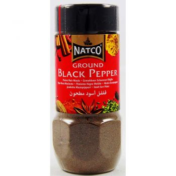 Natco Ground Black Pepper 100g jar