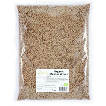 Organic Swaad Masoor Whole 1kg