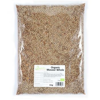 Organic Swaad Masoor Whole 1kg