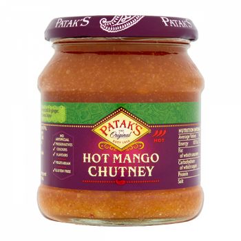 Pataks Hot Mango Chutney 340g