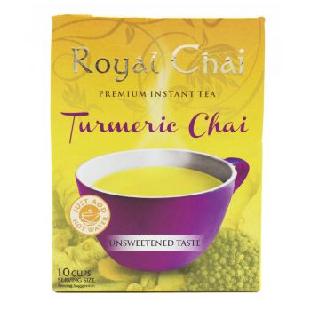 Royal Chai Turmeric Chai Tea Unsweetened 10 Cups