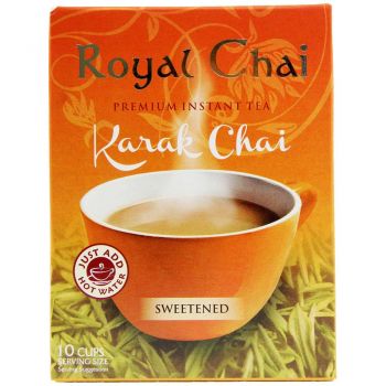 Royal Chai Instant Karak Chai Sweetened 10 Sachets