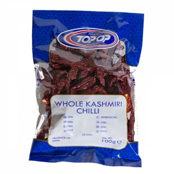 Top Op Whole Kashmiri Chilli 100g