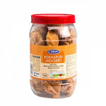 Top Op Kolhapuri Jaggery 1kg Jars