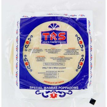 TRS Madras Plain Poppadoms 200g