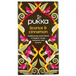 Pukka Licorice & Cinnamon 20 Herbal Sachets I Buy Online - Asian Dukan