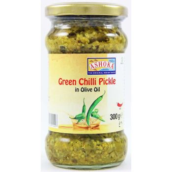 Ashoka Green Chili Pickle In Olive Oil 300g
