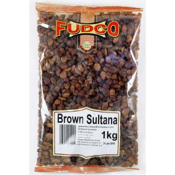 Fudco Brown Sultana 250g & 1kg Packs