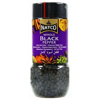 Natco Whole Black Pepper 100g jar