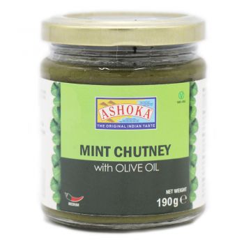 Ashoka Mint Chutney With Olive Oil 190g
