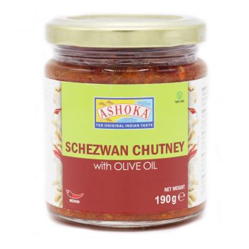 Ashoka Schezwan Chutney With Olive Oil 190g