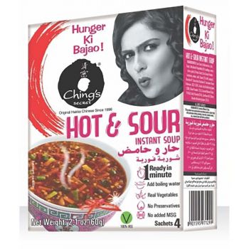 Ching's Secret Hot & Sour Instant Soup 4 Sachets