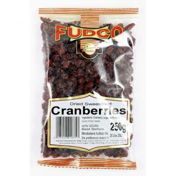 Fudco Cranberries 250g