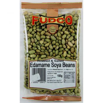 Fudco Roasted & Salted Edamame Soya Beans 150g