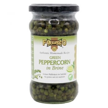 Fudco Green Peppercorns in Brine 220g