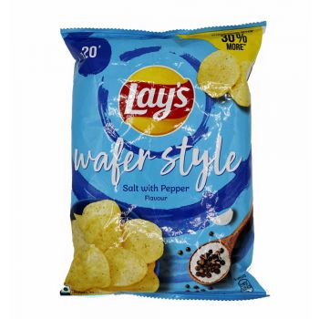 Lay's Wafer Style Salt With Pepper Flavour 52g