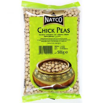 Natco Chick Peas 500g, 2kg Packs