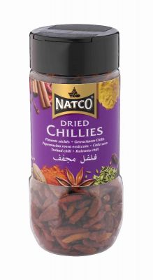 Natco Dried Chillies 50g jar 