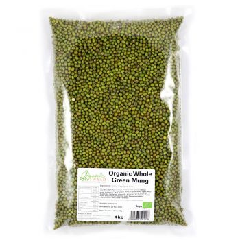 Organic Swaad Green Mung Whole 1kg