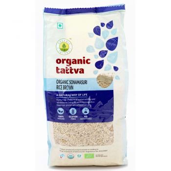 Organic Tattva Sonamasuri Rice Brown 1kg