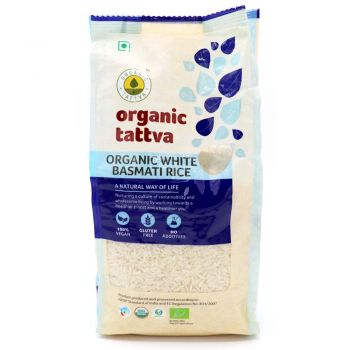 Organic Tattva Organic White Basmati Rice 1kg