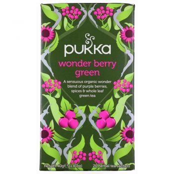 Pukka Wonder Berry Green 20 Herbal Sachets