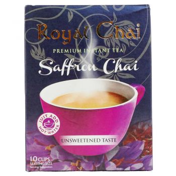 Royal Chai Saffron Chai Unsweetened 10 Cups