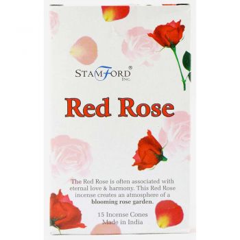 Stamford Red Rose Incense Cones