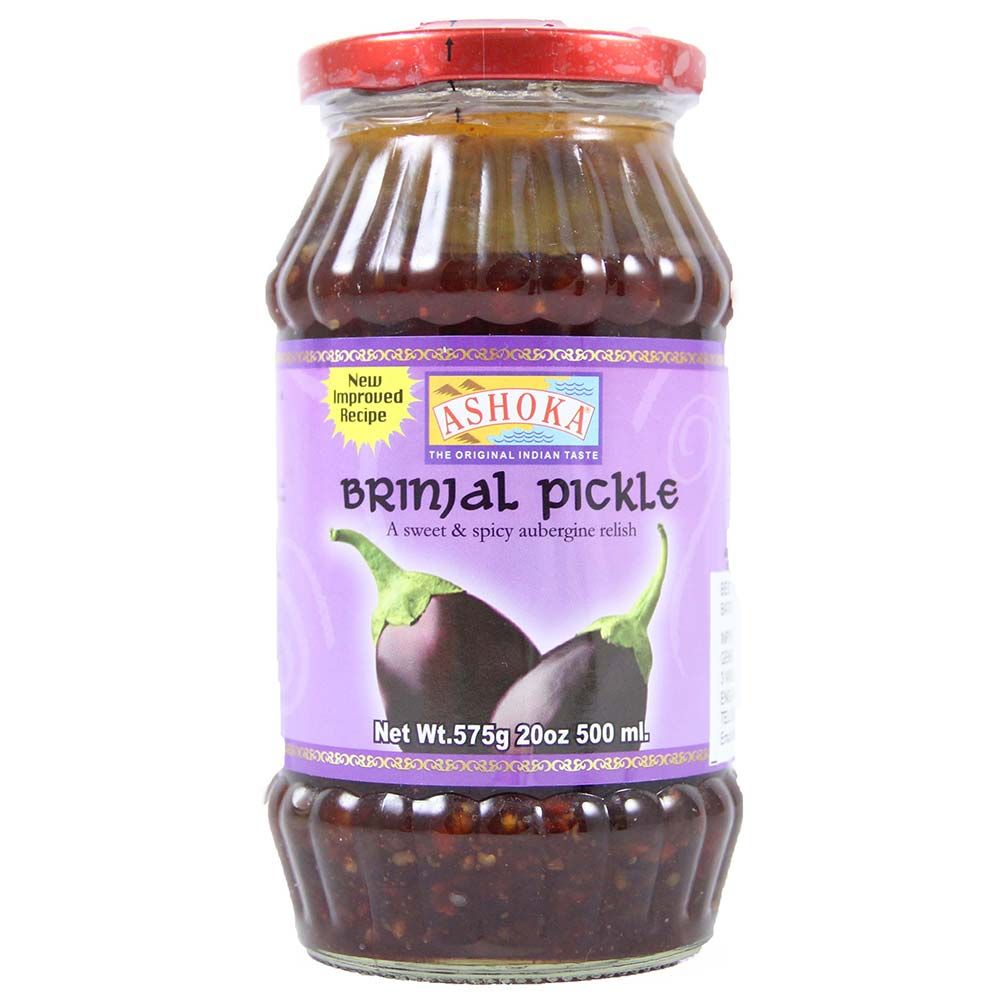 Ashoka Brinjal Pickle 575g Buy Online Asian Dukan