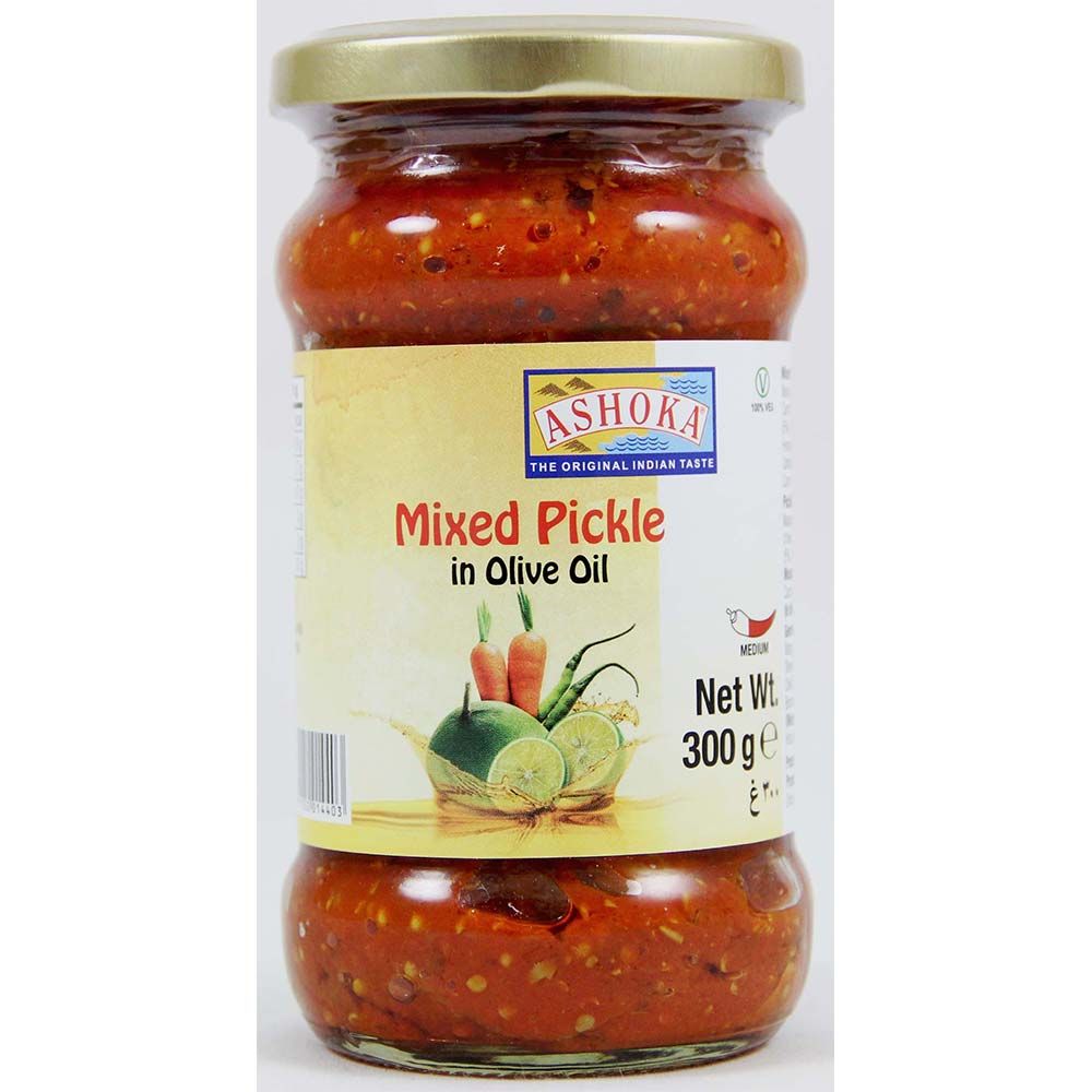 Ashoka Mixed Pickle In Olive Oil 300g Asian Dukan