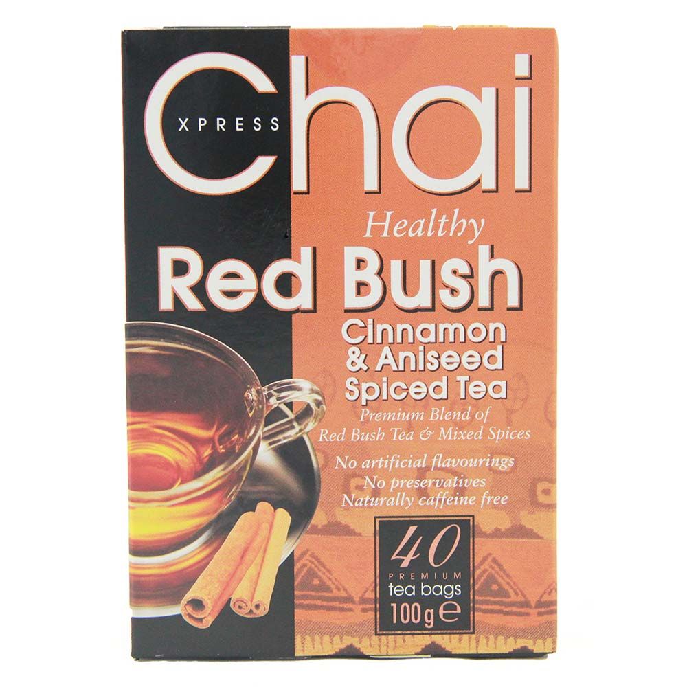 Chai Xpress Red Bush Tea 40 per pack I Buy Online Asian Dukan