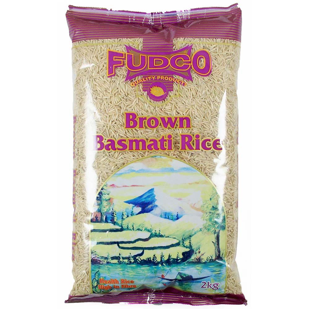 Fudco Brown Basmati Rice 2kg Asian Dukan