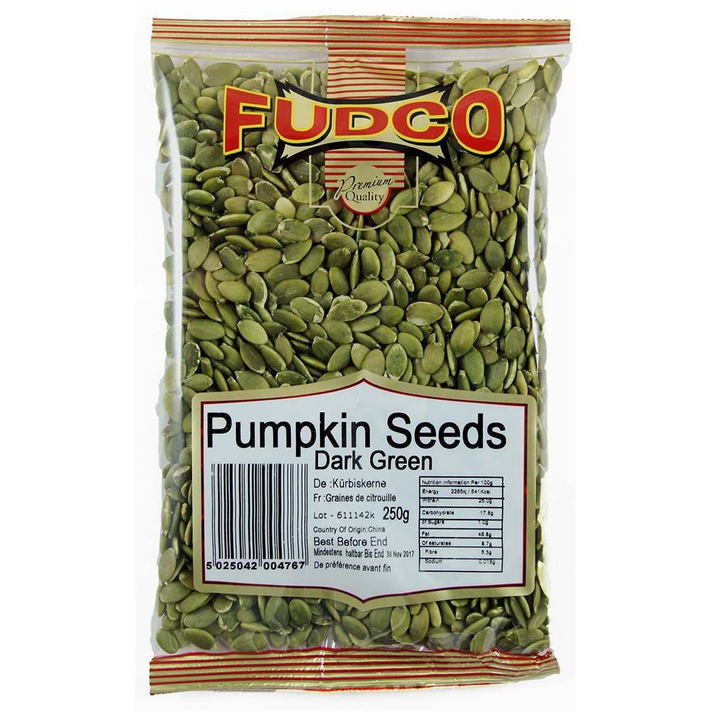 Fudco Dark Green Pumpkin Seeds 250g & 500g packs - Asian Dukan