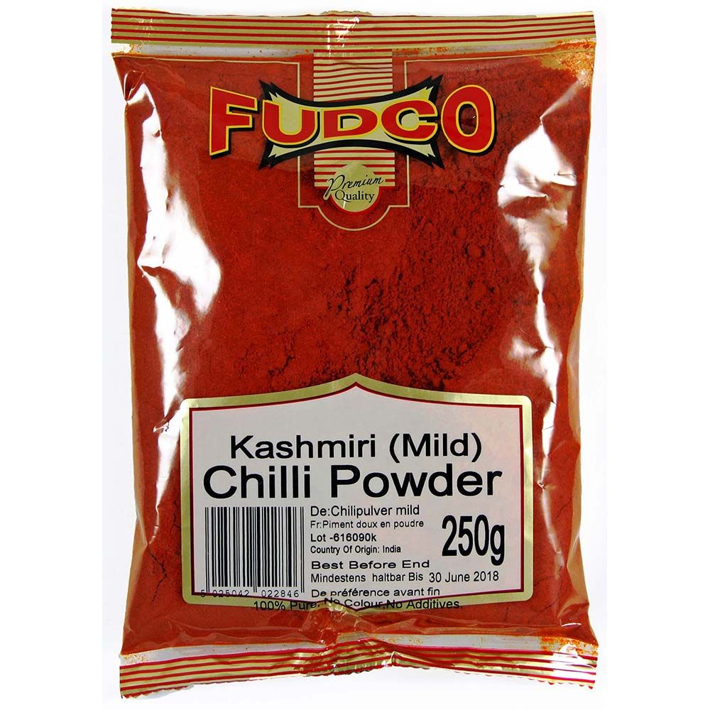 Fudco Kashmiri (Mild) Chilli Powder 75g, 250g & 700g Packs