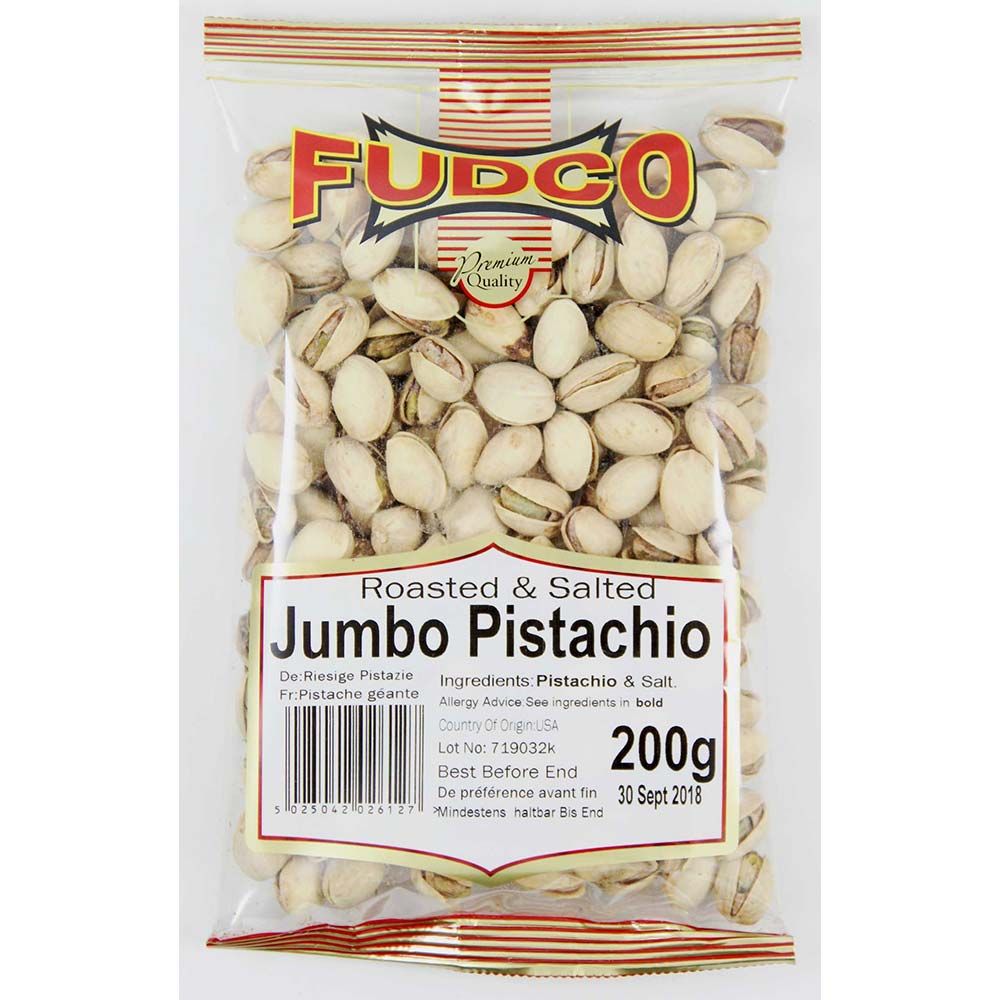 Fudco Roasted & Salted Jumbo Pistachio 200g & 700g Asian Dukan