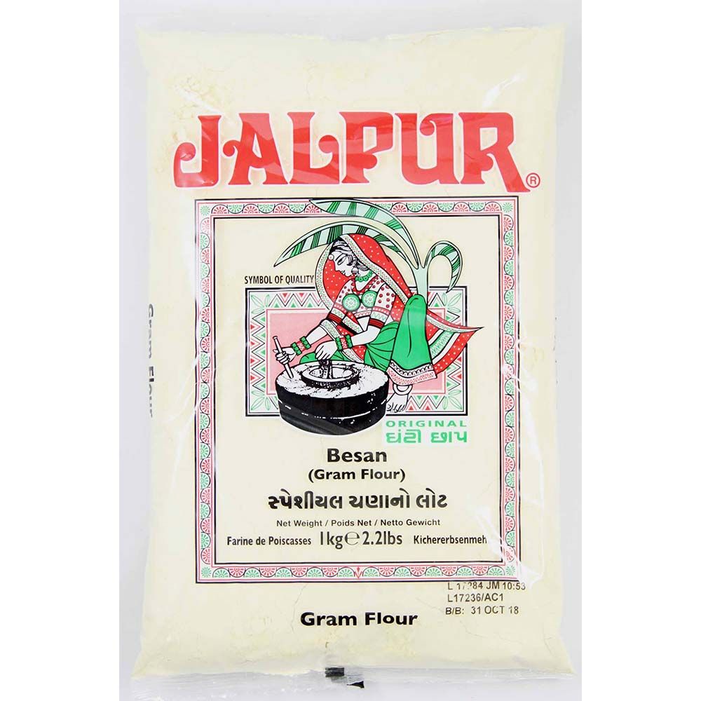 Jalpur Gram Flour 1kg & 2kg Packs Asian Dukan